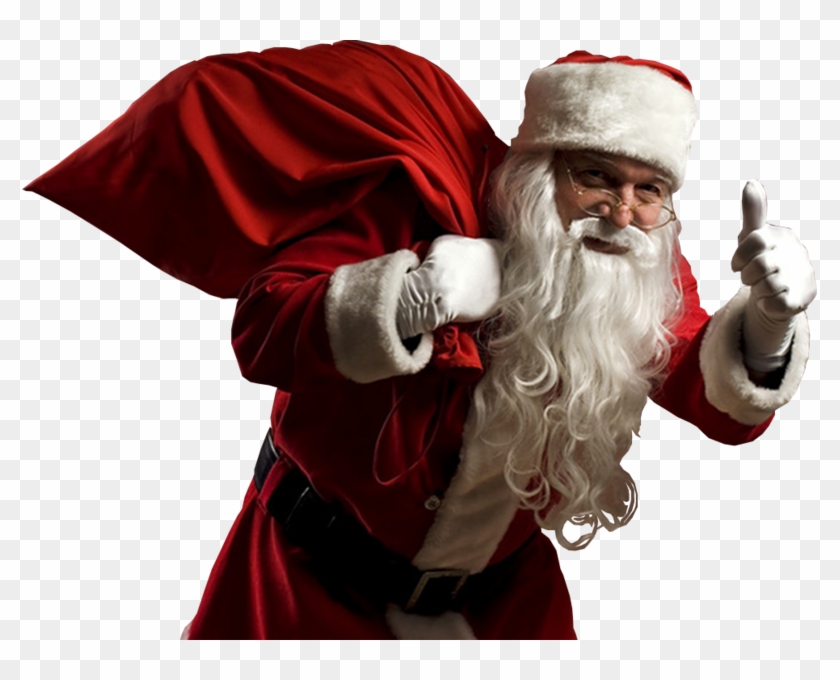 Share This Image - Santa With Bag Png #1329498