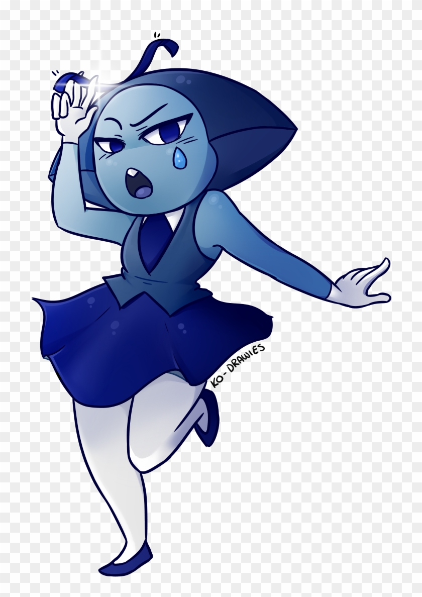 0 Rawies Blue Cartoon Mammal Vertebrate Fictional Character - Sapphire Aquamarine Steven Universe #1329509