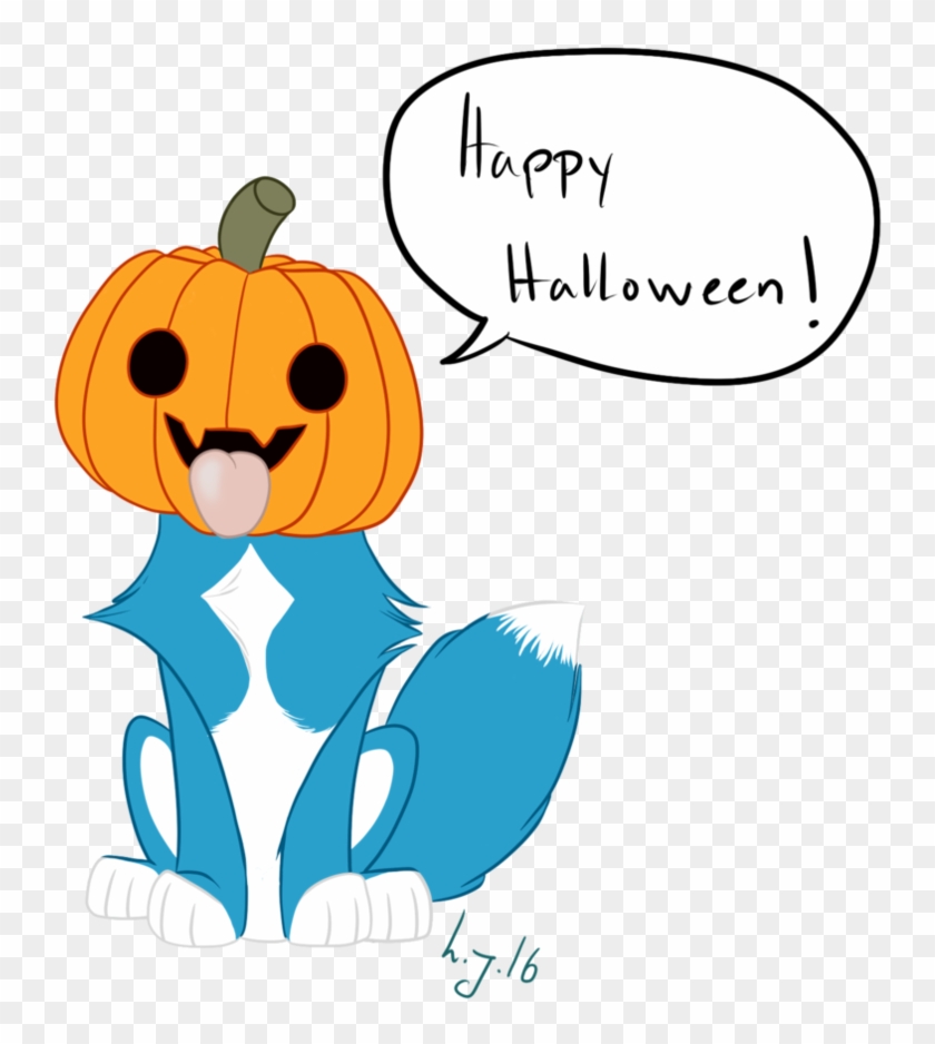 Happy Halloween 2016 By Icewolf883 - Cartoon #1329604