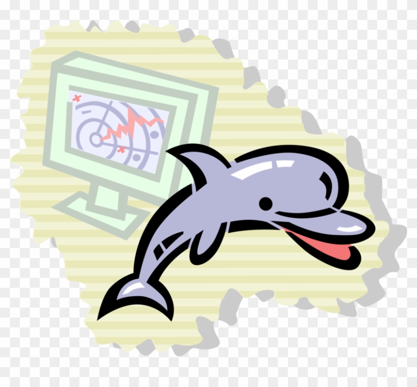 Dolphin Line Clip Art - Dolphin Line Clip Art #1329615