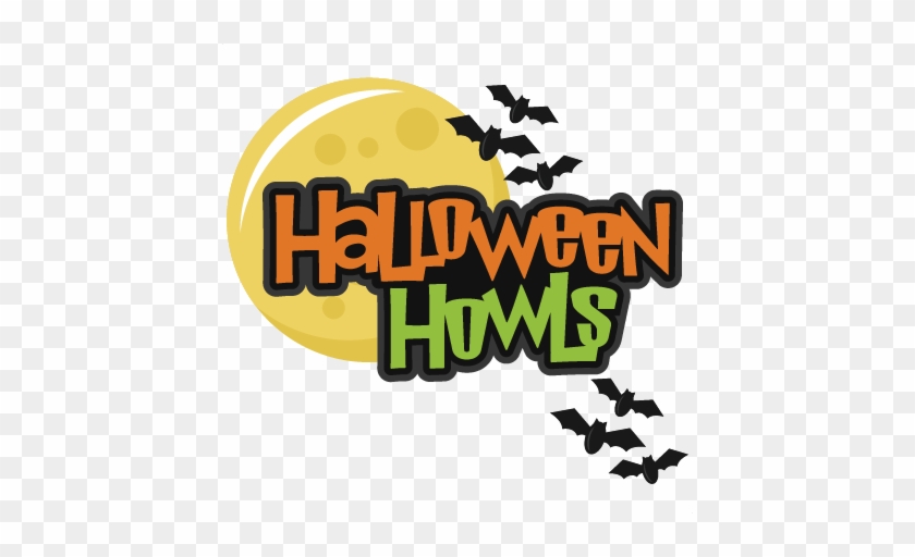 Halloween Howls Set Svg Scrapbook Title Spiderweb Svg - Graphic Design #1329706