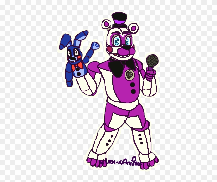 Funtime Freddy- Anger Is Restless By Mala - Fnaf Sister Location Funtime Freddy Draw #1329805