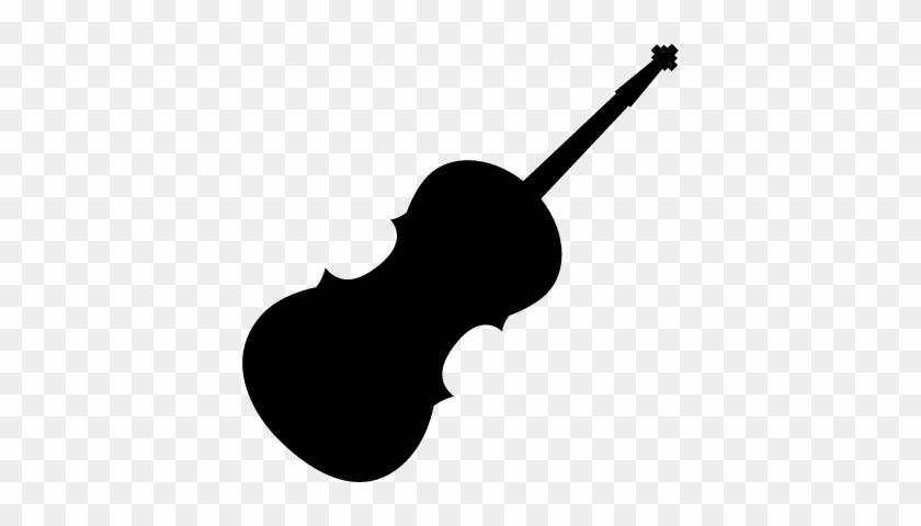 Violin Silhouette Vector - Violin Silhouette #1329819