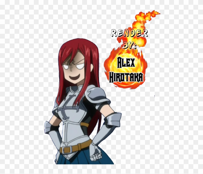 Erza Scarlet Mangaka Fairy Tail Chibi Anger - Fairy Tail Erza Angry #1329846