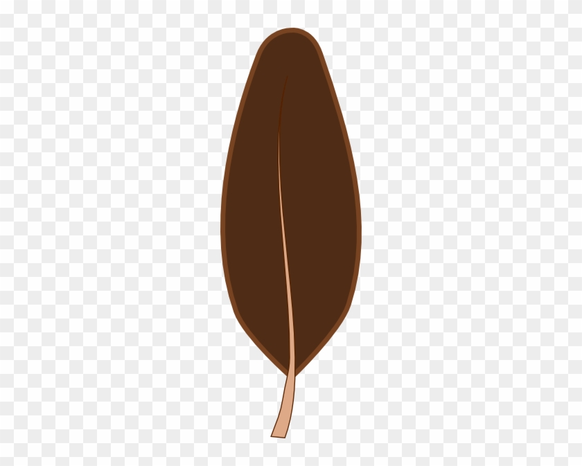 Brown Feather Clipart - Chocolate #1329899