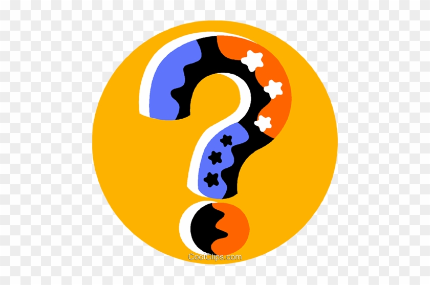 Question Mark Royalty Free Vector Clip Art Illustration - Pontos De Interrogação Em Png #1329901