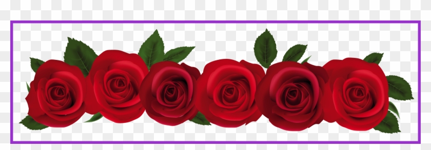 Pink Rose Flower Pink Rose Flower Border Png Amazing - Roses Png #1330073