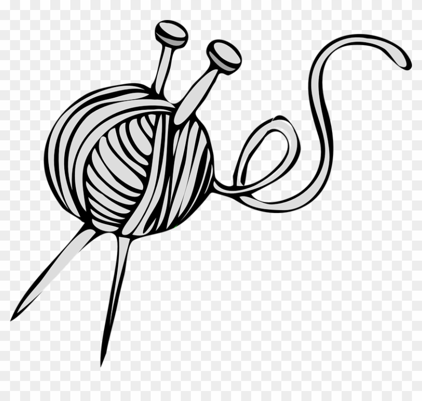 Join This Community Group Of Amateur & Experienced - Knitting Drawing #1330158