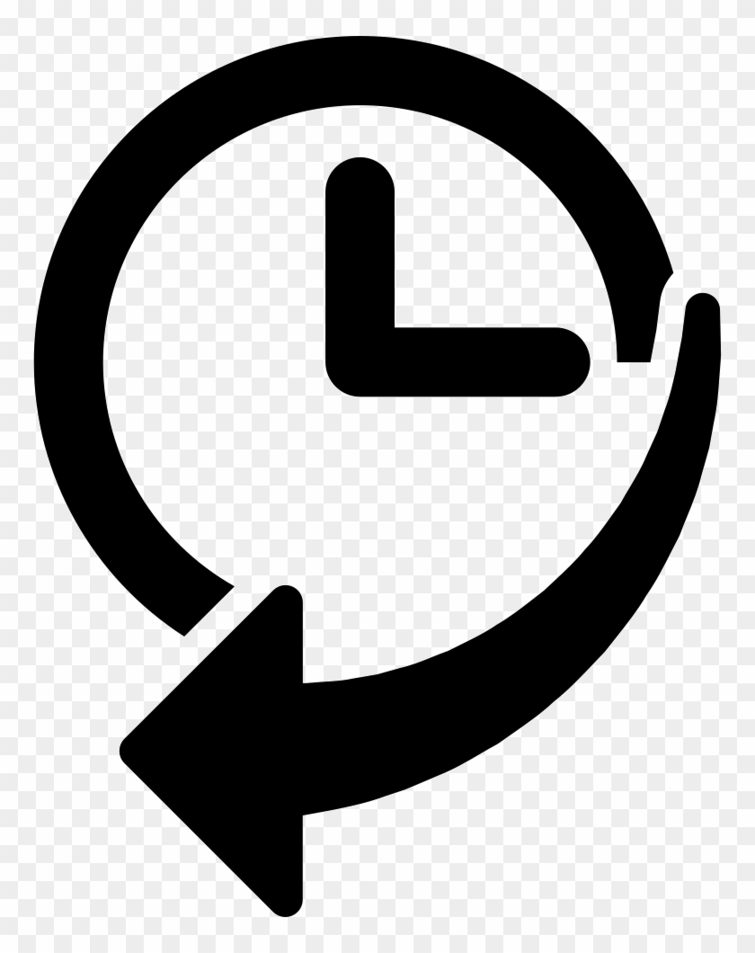 Navigation History Interface Symbol Of A Clock With - Icono Reloj #1330259