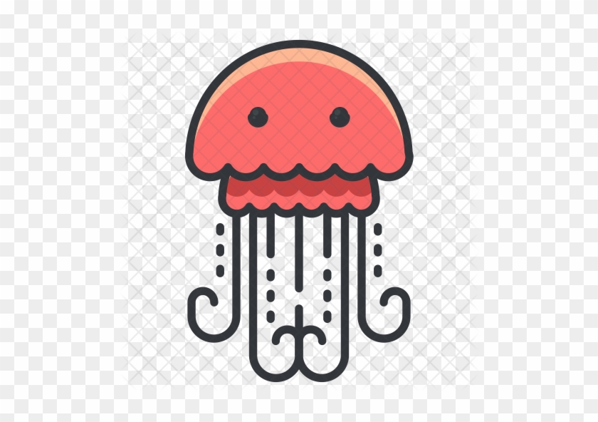 Jellyfish Icon - Illustration #1330287