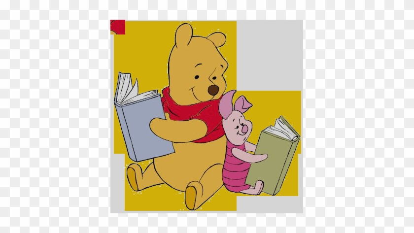 Classic Winnie The Pooh And Friends Clip Art Classic - Pooh And Piglet Reading #1330346