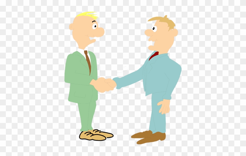 Clip Art People Shaking Hands - Men Shaking Hands Clip Art #1330360