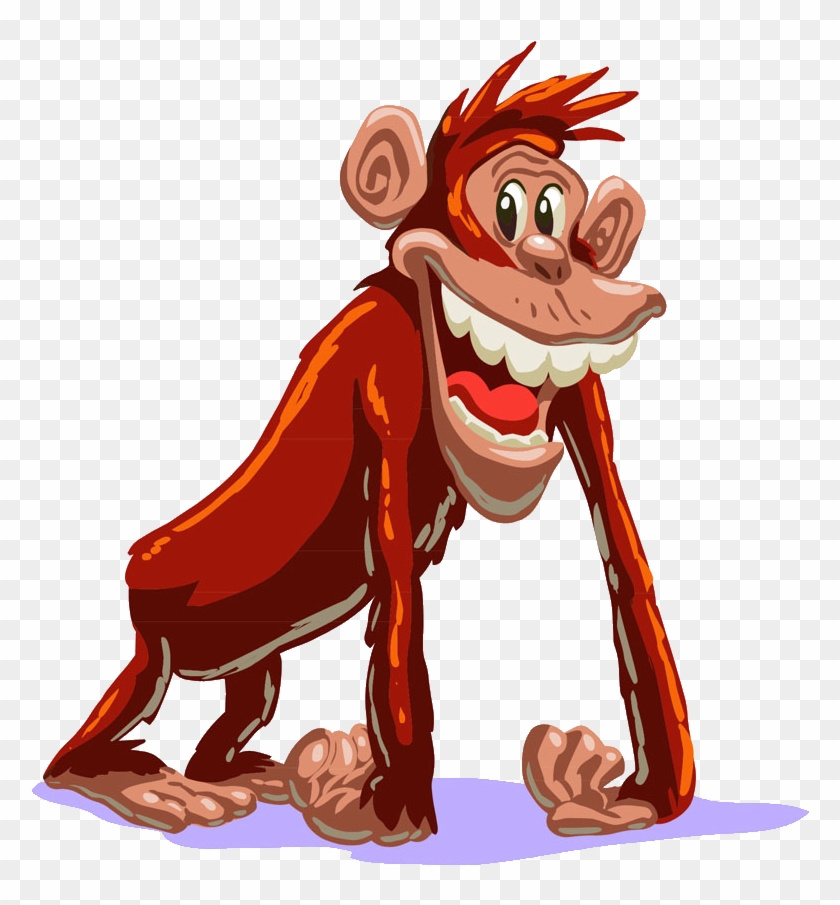 Primate Ape Monkey Cartoon - Monkey #1330471