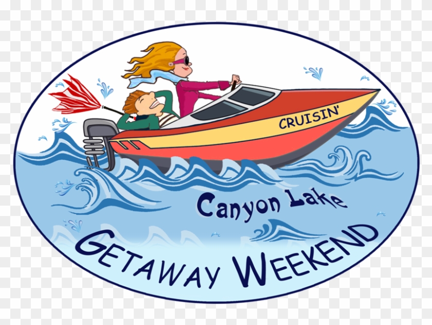 Cartoon Small Boat With Lifeline And Screw Royalty - **canyon Lake Getaway** #1330595