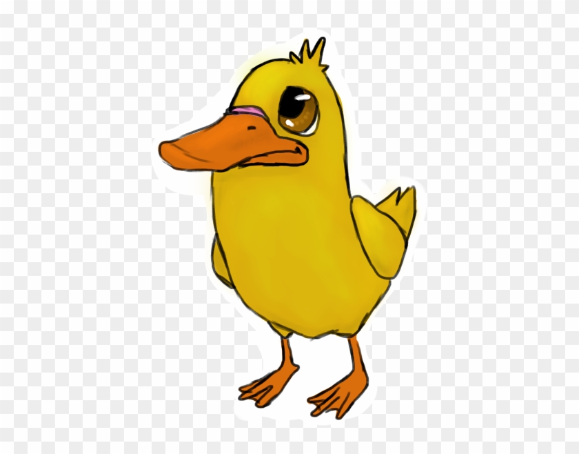 Cartoon Sad Duckling Stock Vector - Sad Cartoon Duck Png #1330665