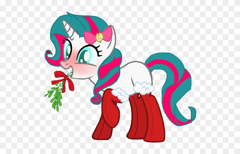 A Pinkie Mistletoe By M-elodysketches - Bases Pony Parejas #1330668