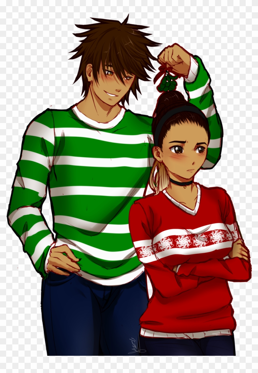 Under The Mistletoe [ Speedpaint] By Fwazie - Cartoon #1330681