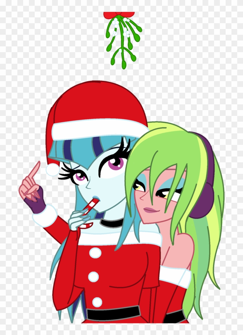 Under The Mistletoe By Cbear624 - Cartoon #1330691