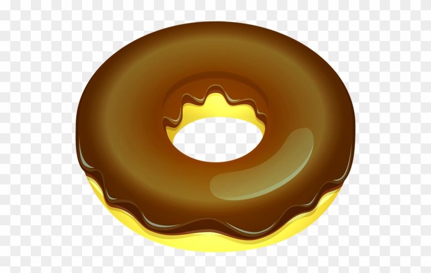 Chocolate Donut - Clip Art #1330770