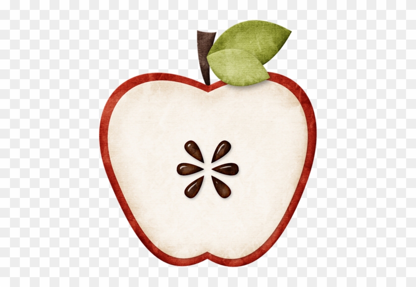 Jss Almostfall Apple 1 - Half Apple Clip Art #1330805