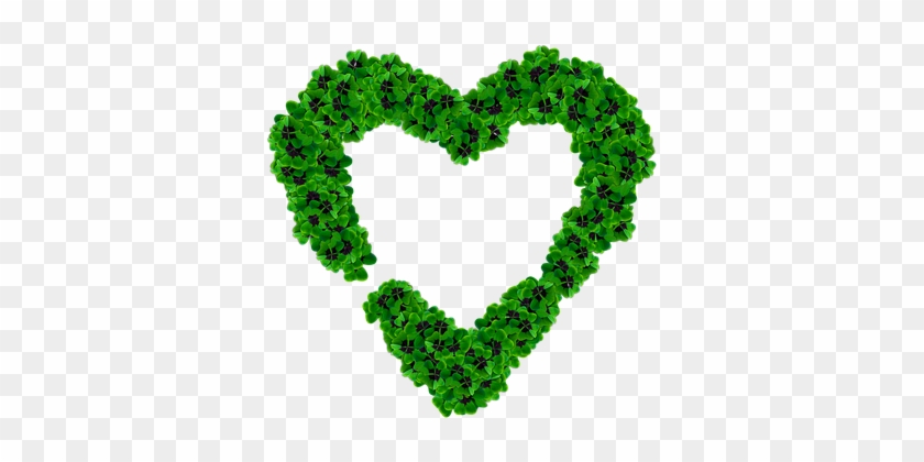 Heart Clover Png Love Saint Patrick Luck I - Png Heart Green #1330853