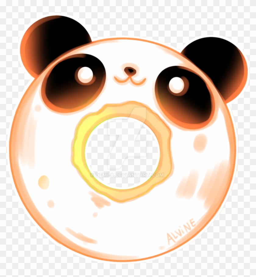 Donut Panda By Demi-8 - Circle #1330967