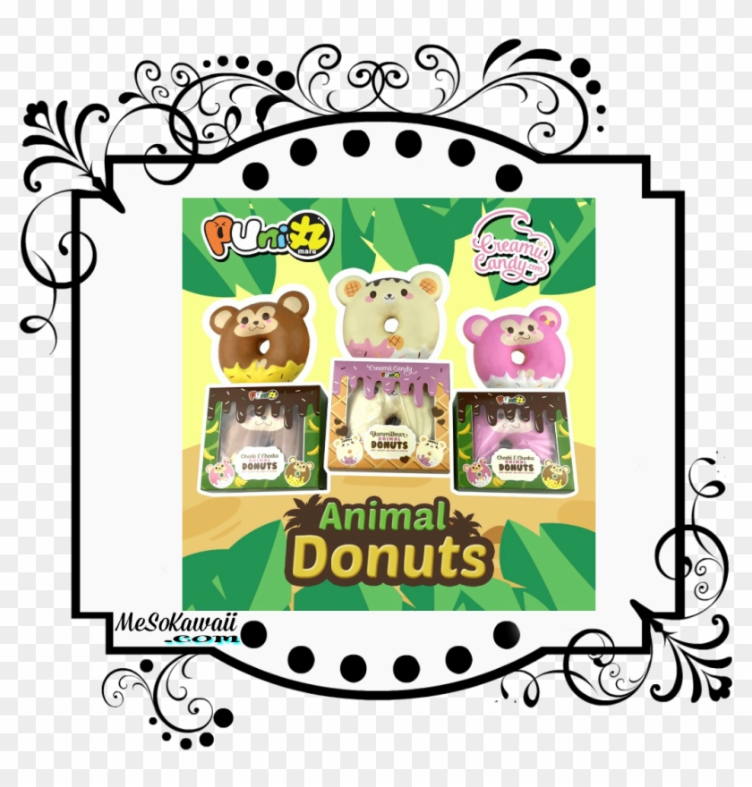 Puni Maru Animal Donut Jumbo Squishy - Squishy Puni Maru Animal Donut #1330975