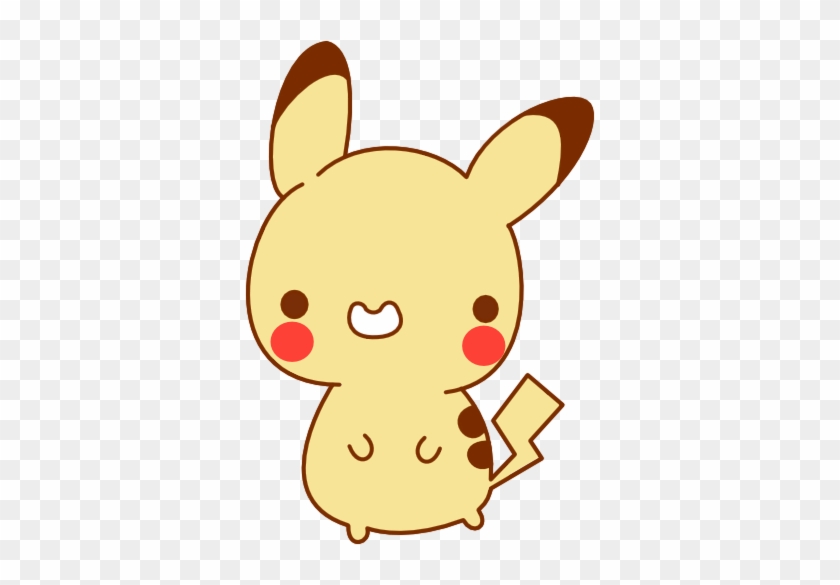 Kawaii Pikachu Vector By Kungpowcreations On Clipart - Kawaii Pngs #1330981