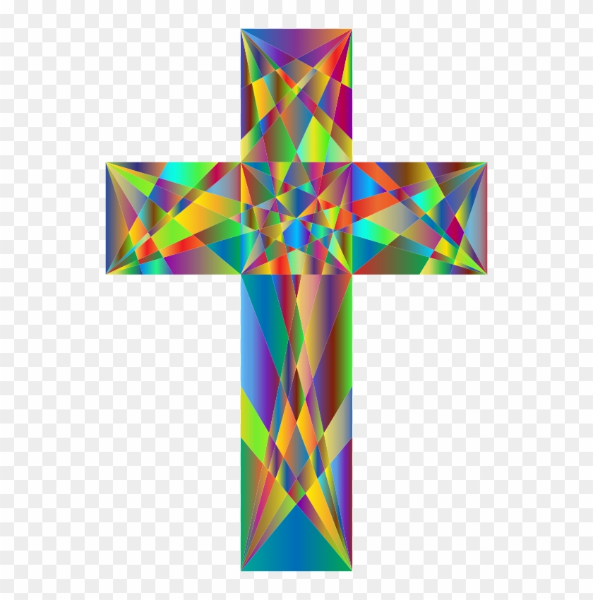 Jesus Clipart For Kids - Cross Geometric Png #1330980