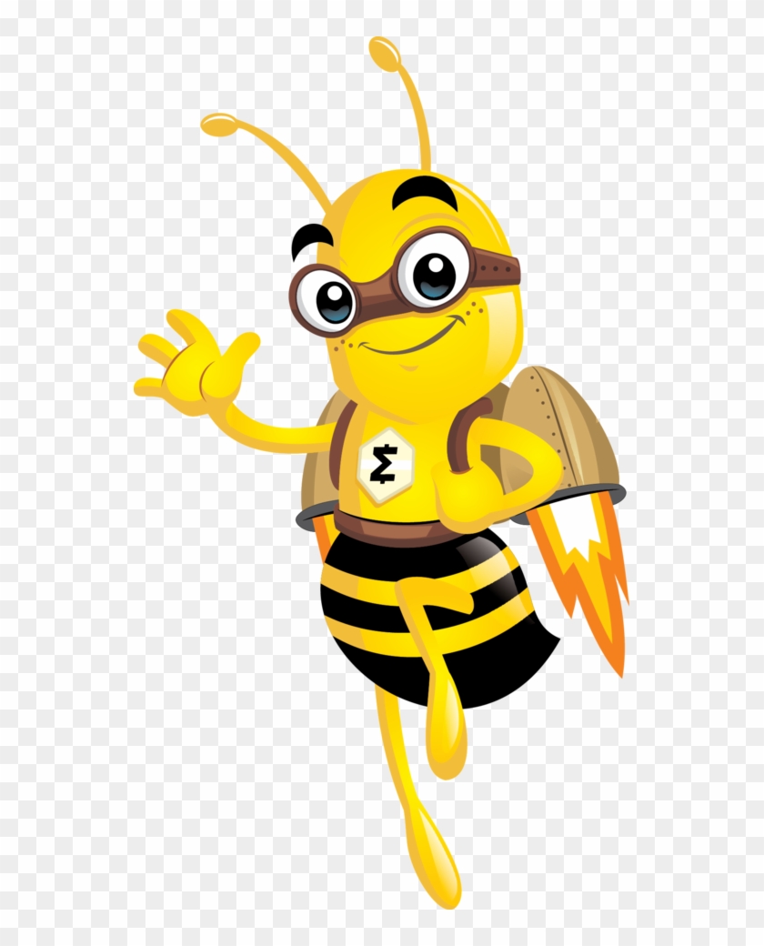 Bumblebee Clipart Smart Bee - Portable Network Graphics #1330988