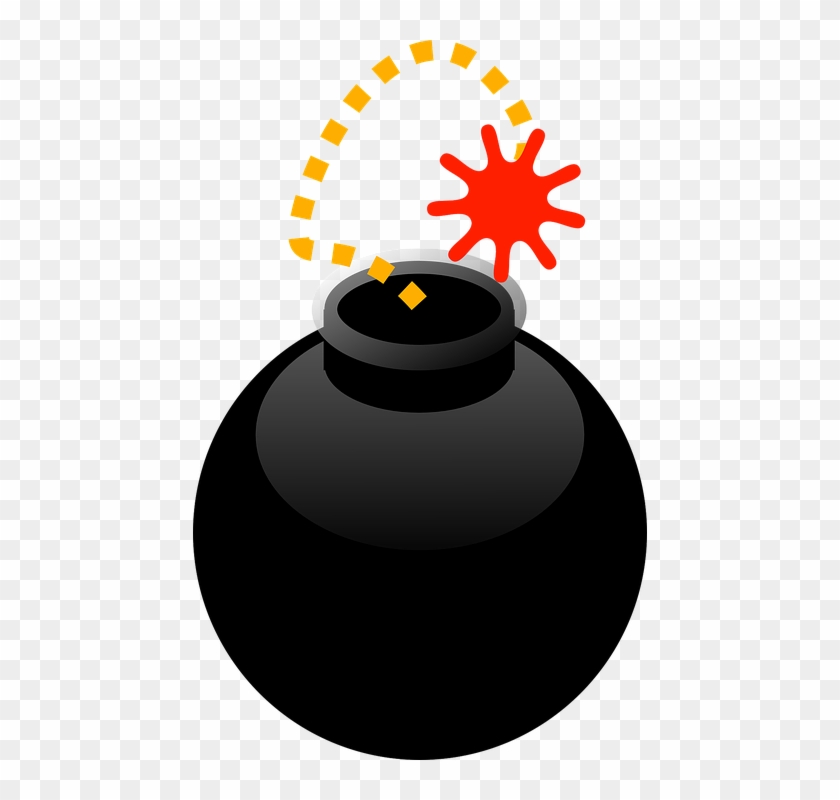 Nuclear Explosion Nuclear Weapon Clip Art - Cartoon Bomb Explosion Gif #1330995