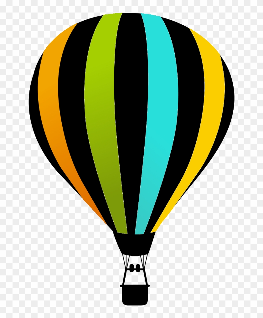 Hot Air Balloon Silhouette Clip Art - Hot Air Balloon Clipart #1331019