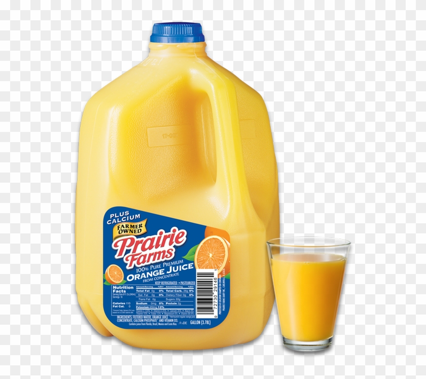 Orange Juice With Calcium - Prairie Farms Orange Juice With Calcium #1331183
