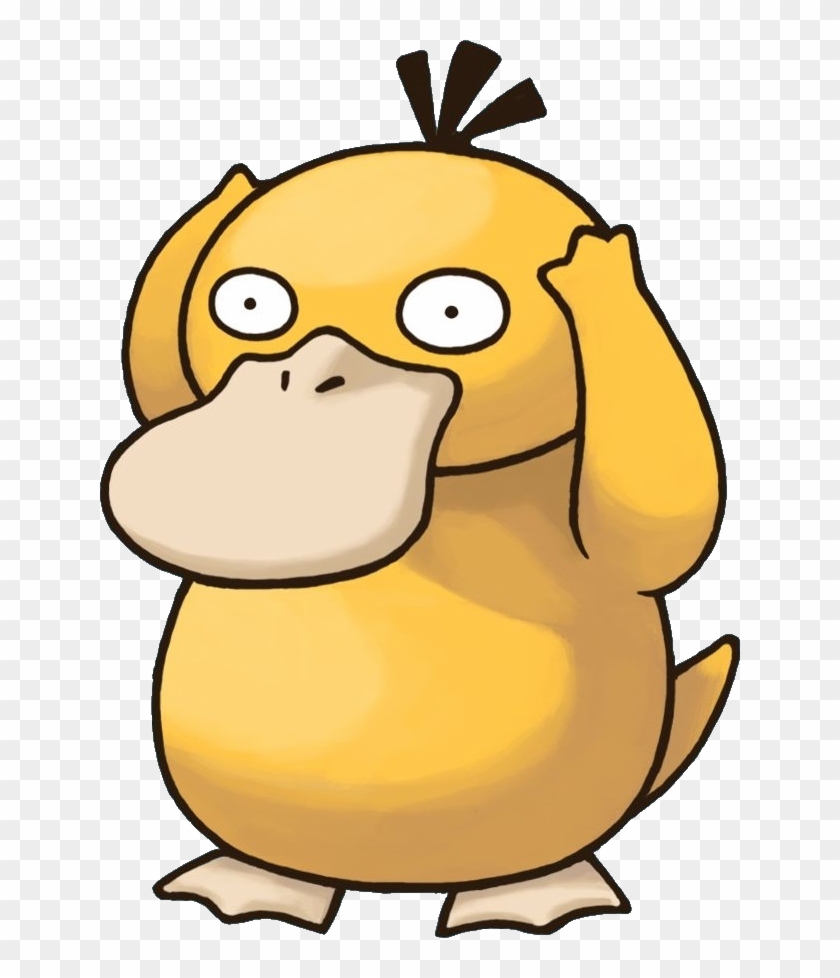 Never Miss A Moment Psyduck Pokemon Free Transparent Png Clipart Images Download - pokemon roblox emoji