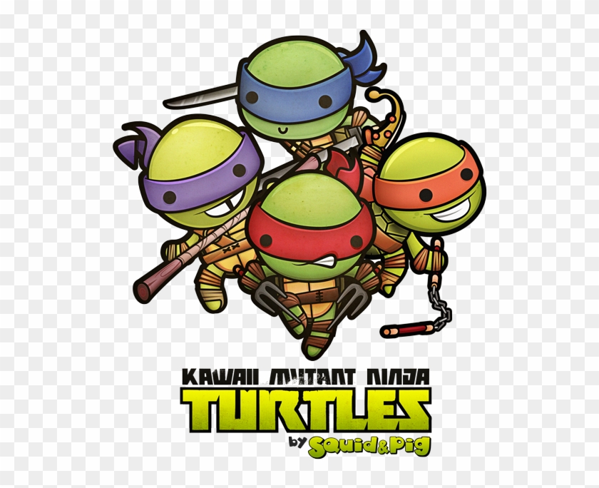 Cuando Hay Problemas En La Ciudad, Aquí Llegan Las - Kawaii Teenage Mutant Ninja Turtles #1331213