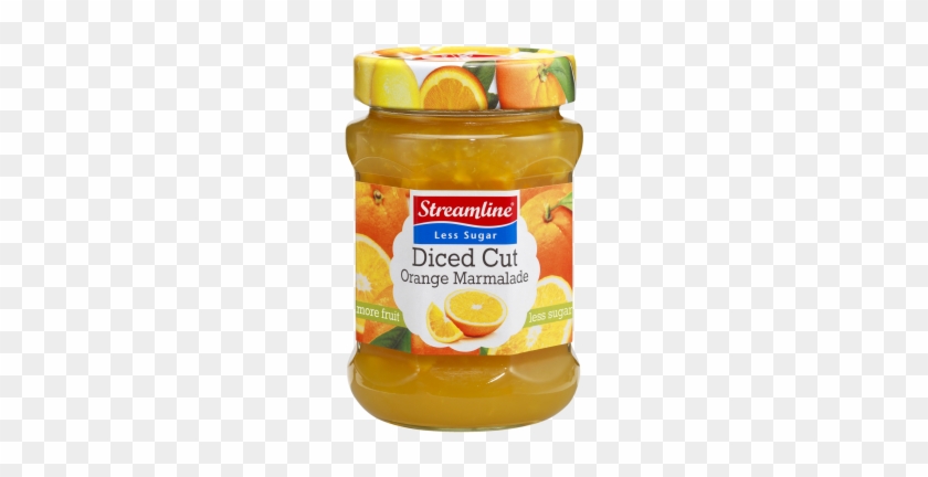 Orange Diced Cut Less Sugar Marmalade - Streamline Less Sugar Thin Cut Orange Marmalade #1331233