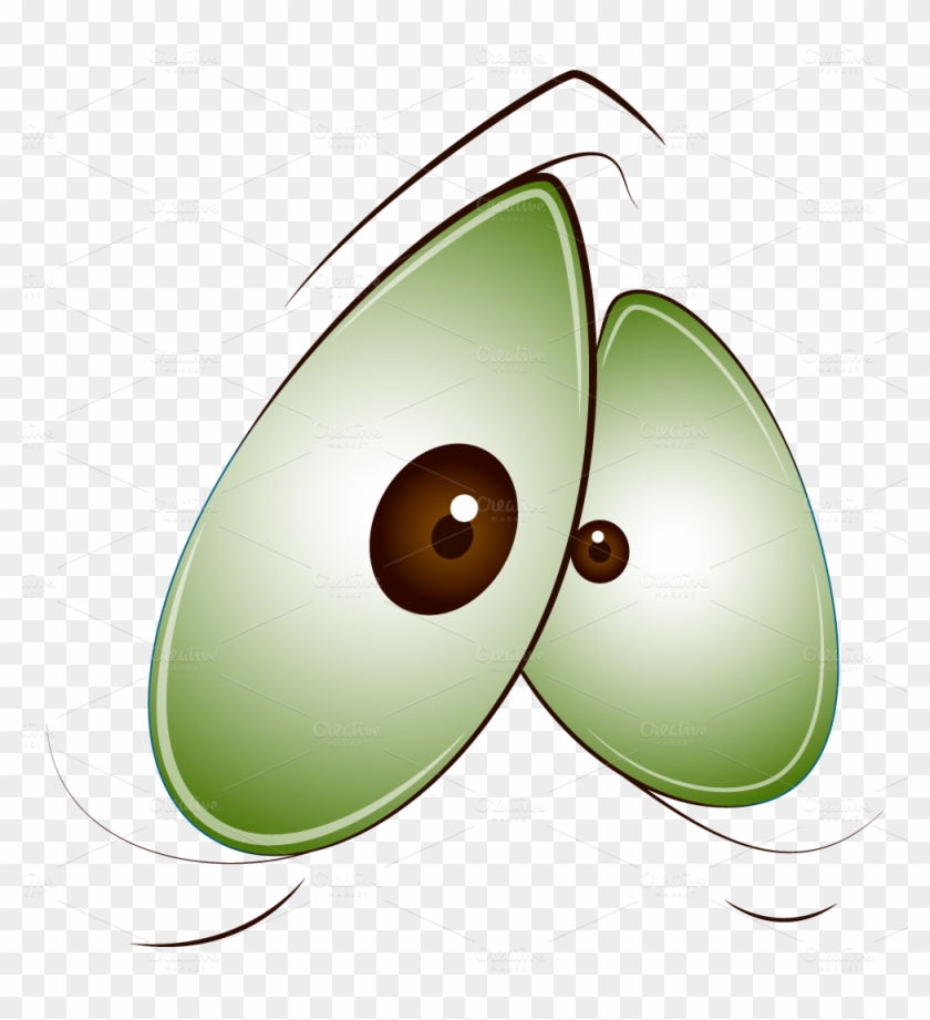 Cartoon Eyes Vector Expressions - Moths And Butterflies #1331262
