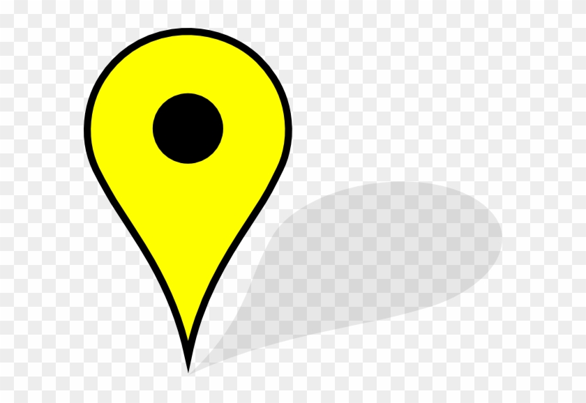 How To Set Use Google Maps Pin Yellow Svg Vector - Google Map Pin Yellow #1331281