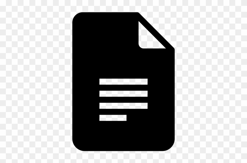 Google Docs Icon - Google Docs Logo Black #1331347