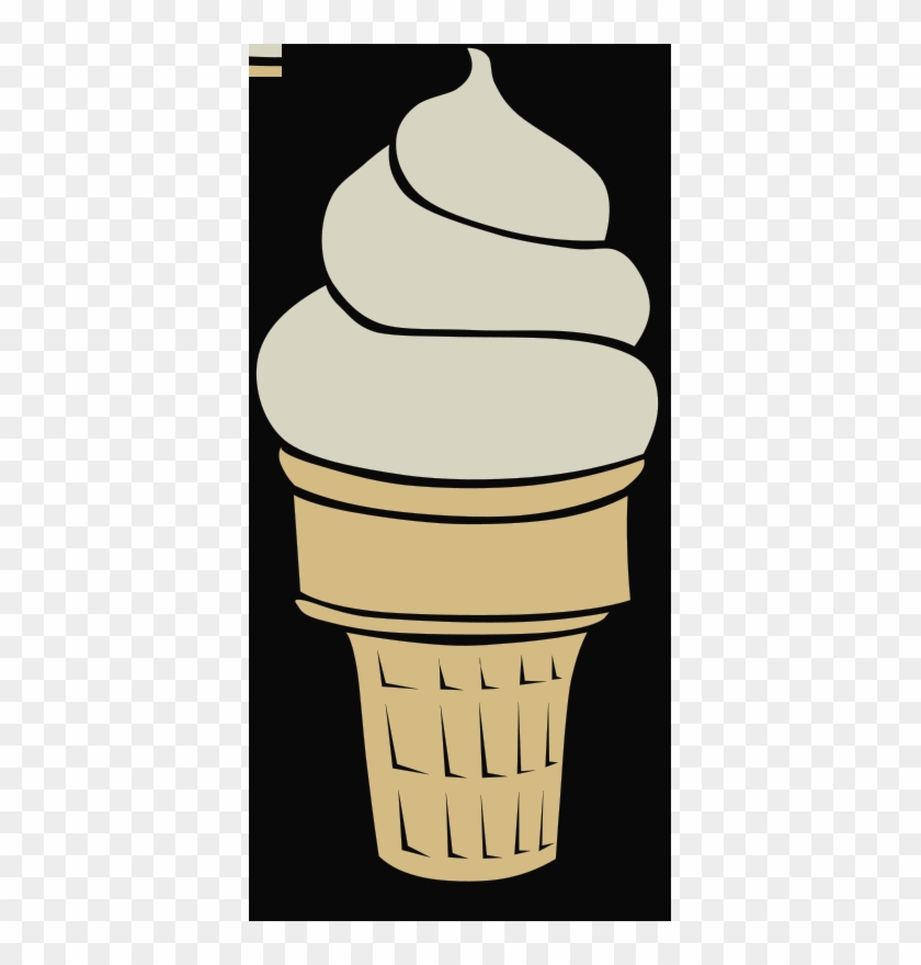Ice Cream Cone Ice Cream No Cone Clipart Ice Cream - Vanilla Ice Cream Cone Clip Art Png #1331476