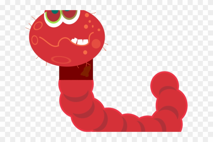 Sad Clipart Worm - Computer Viruses Malwares Cliparts #1331495