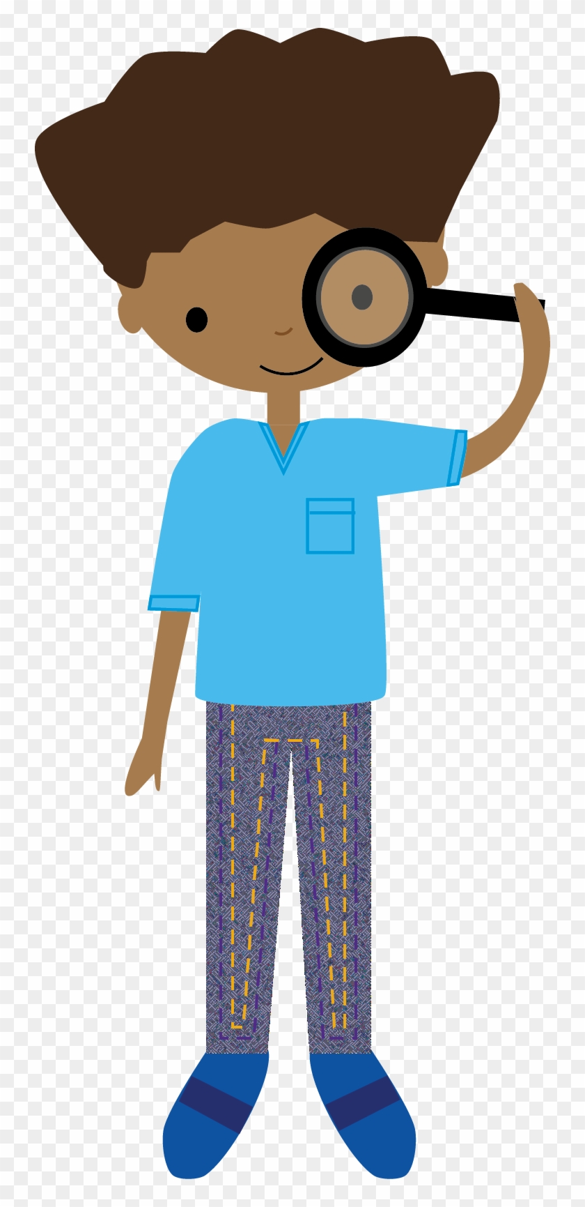 Boy With Magnifying Glass - Boy With Magnifying Glass #1331725