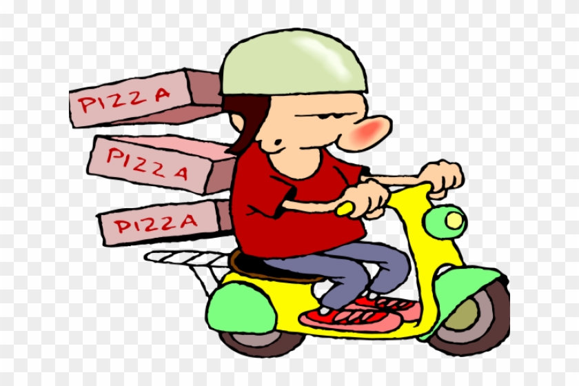 Delivery Clipart Personal - Pizza Delivery Clipart #1331732