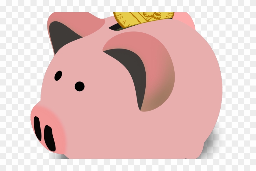 Pig Clipart Bank - Save Up Money Cartoon Png #1331818