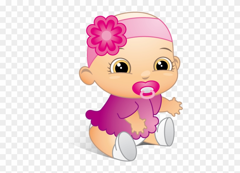 Pink Baby Showers, Princess Baby Showers, Baby Shawer, - Bebes Niñas Dibujos  - Free Transparent PNG Clipart Images Download