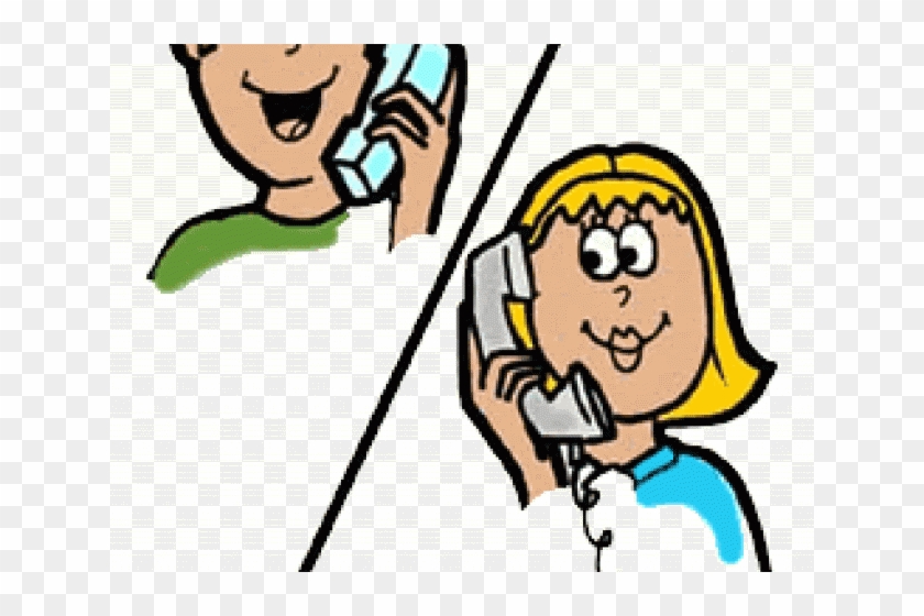 Phone Clipart Calendar Free Clipart On Dumielauxepices - Conversation Between Two People On Phone #1331892