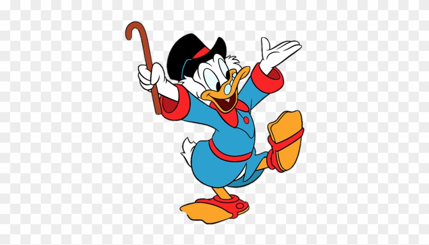 Ducktales Scrooge Mcduck Dancing - Scrooge Mcduck Tote Bag, Natural #1331919