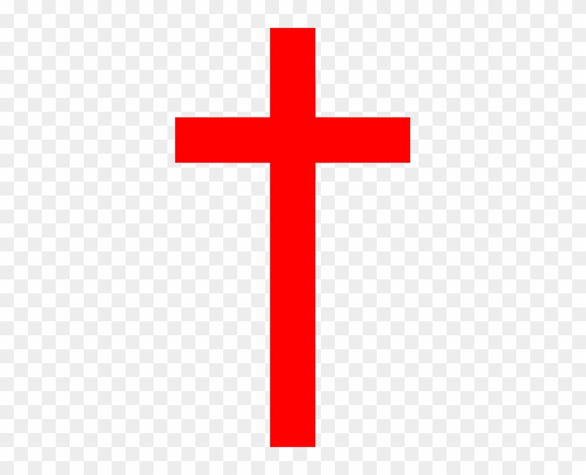 Red Christian Cross Transparent #1331950