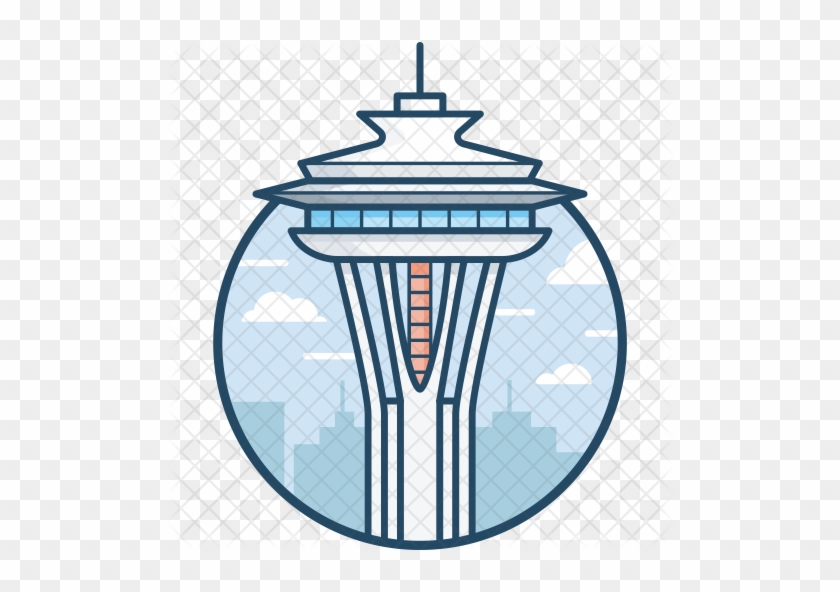 Space Needle Icon - Seattle Space Needle Icon #1332039