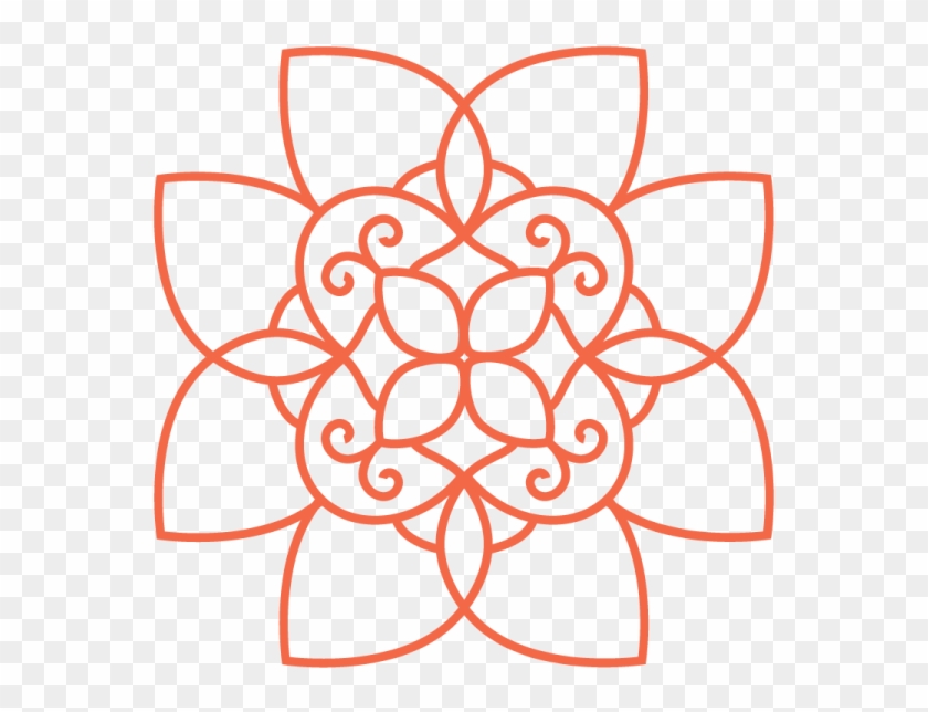 Simple Clipart Rangoli - Mandala Clip Art #1332074